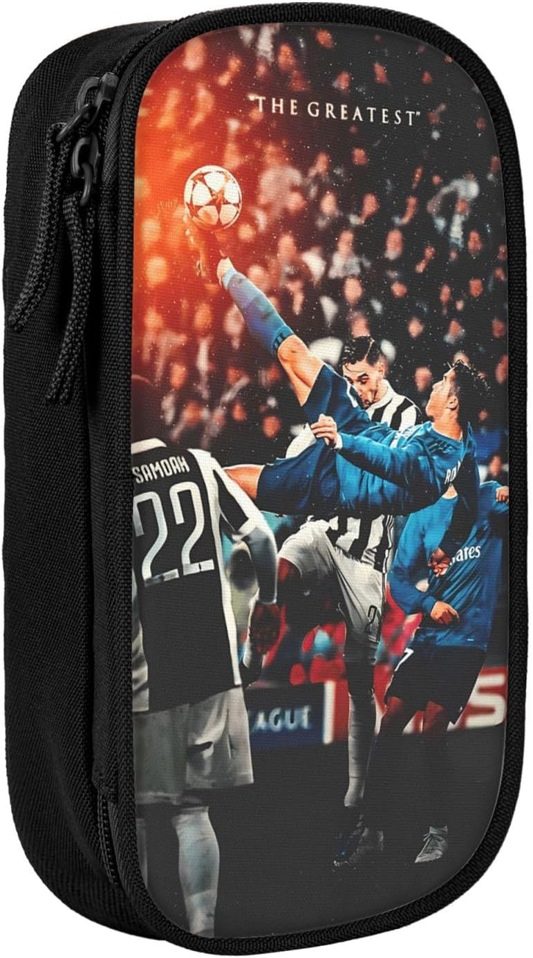 Large Capacity Pencil Case - 7 Big Storage Pouch For Pens, Makeup & Office Supplies