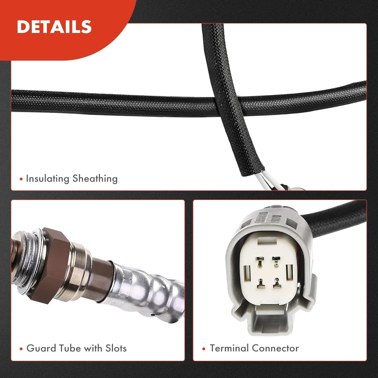 A-Premium O2 Oxygen Sensor Compatible with Ford Explorer/Police Interceptor Sedan 2013-2019, Taurus 2011-2019, Flex, Police Interceptor Utility & Lincoln MKS, MKT, 2-PC Set