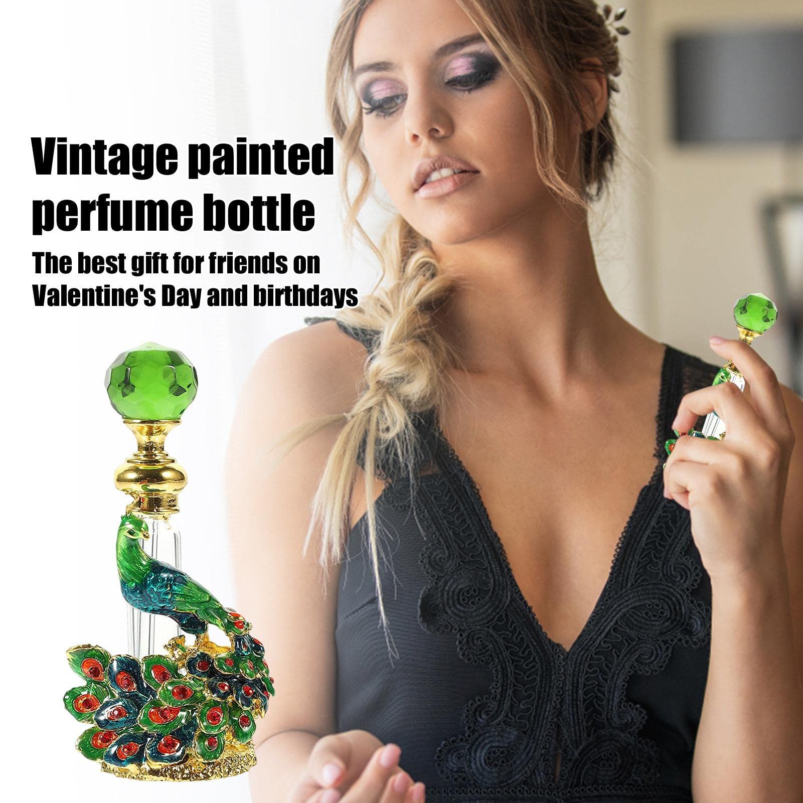 Amazon.co.jp: ヴィンテージ香水瓶空,ビンテージガラス詰め替え空