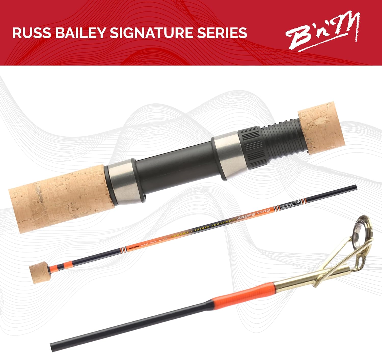B'n'M Poles - Russ Bailey Signature Series Crappie Rod, 10.5 Foot (2 Sections)