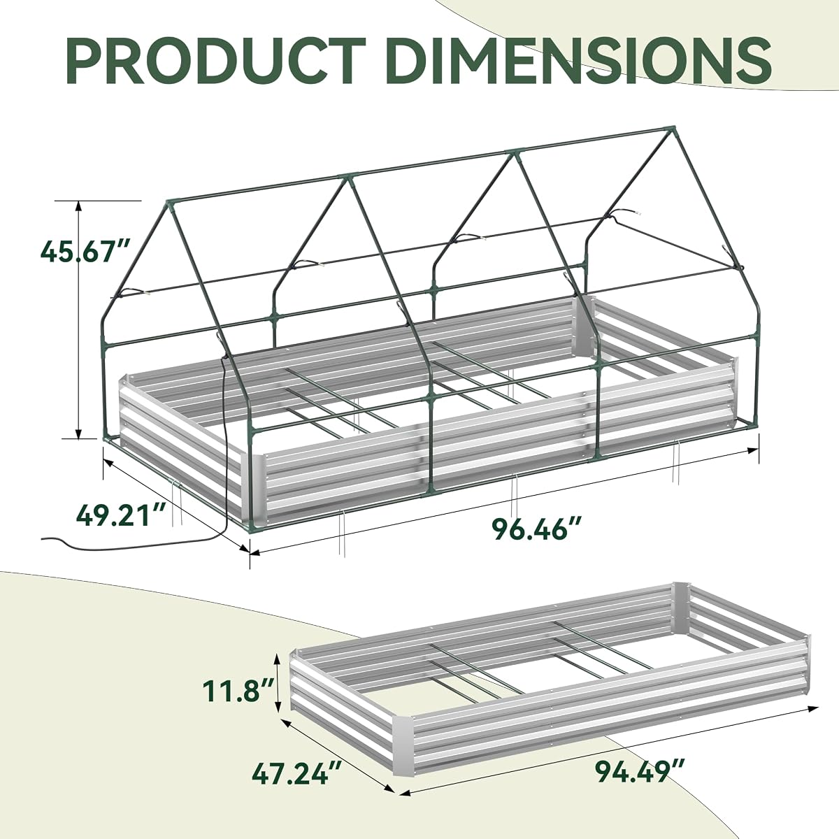 Olivo Raised Garden Bed with Cover view 4