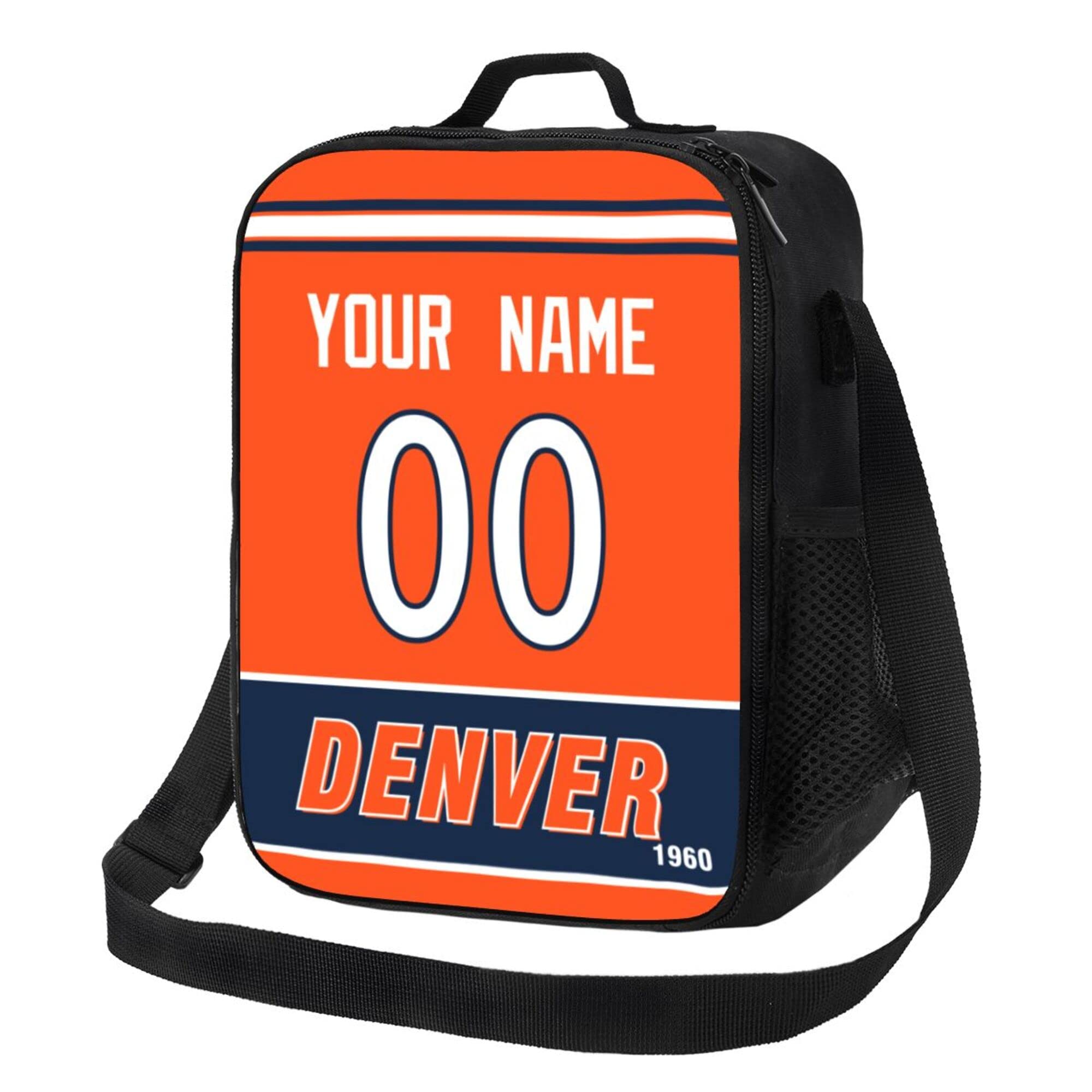 ANTKING Denver Lunch Box Lunch Bag Cooler Custom Any Name and Number Personalized Gifts