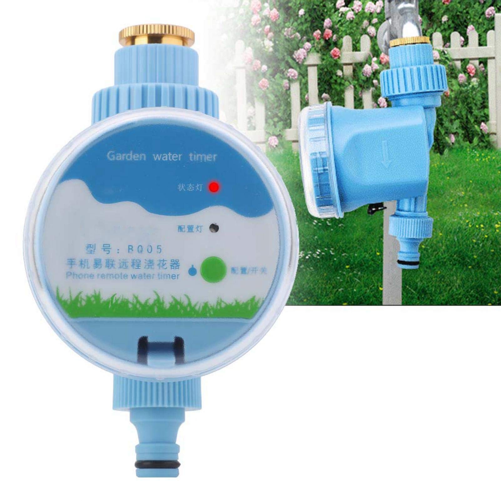 DEWINNER Programmable Sproeier Timer voor Tuinslang, Outdoor Tap Timer | Drip Irrigatie en Gazon Watering System | Compact | Automatische Digitale Bediening | Regen Vertraging