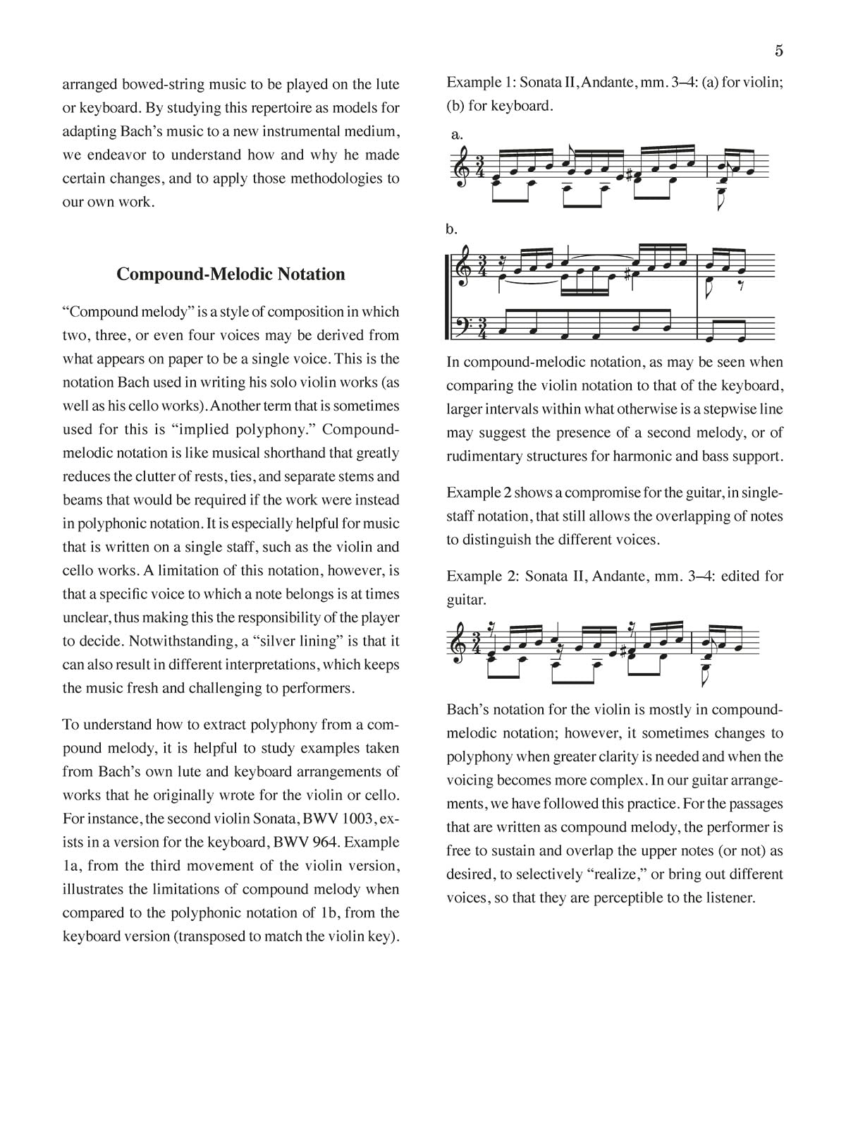 Sonatas and Partitas. Gitarre Solo.