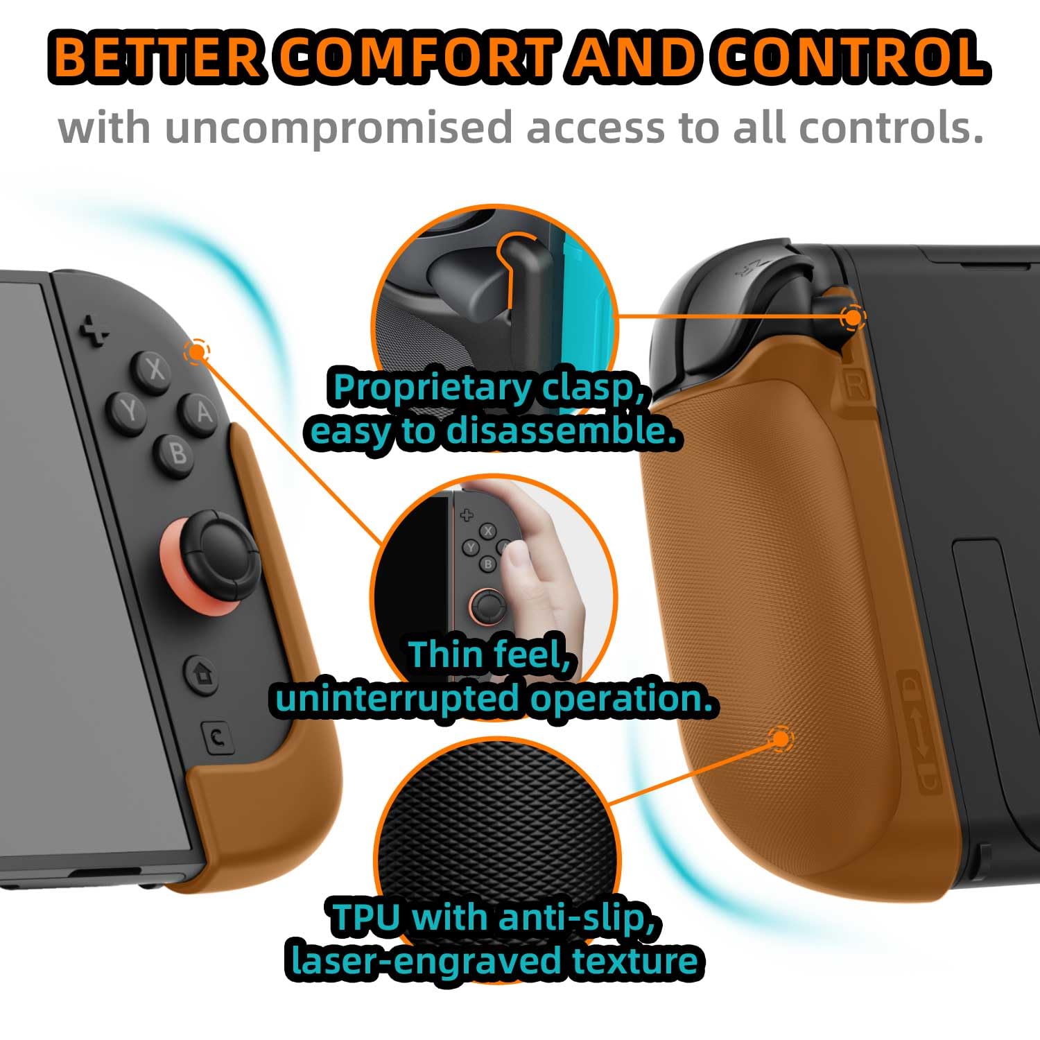 Amazon.com: IFYOO NexGrip 3 Set GL/GR Back Buttons, Charing Stand