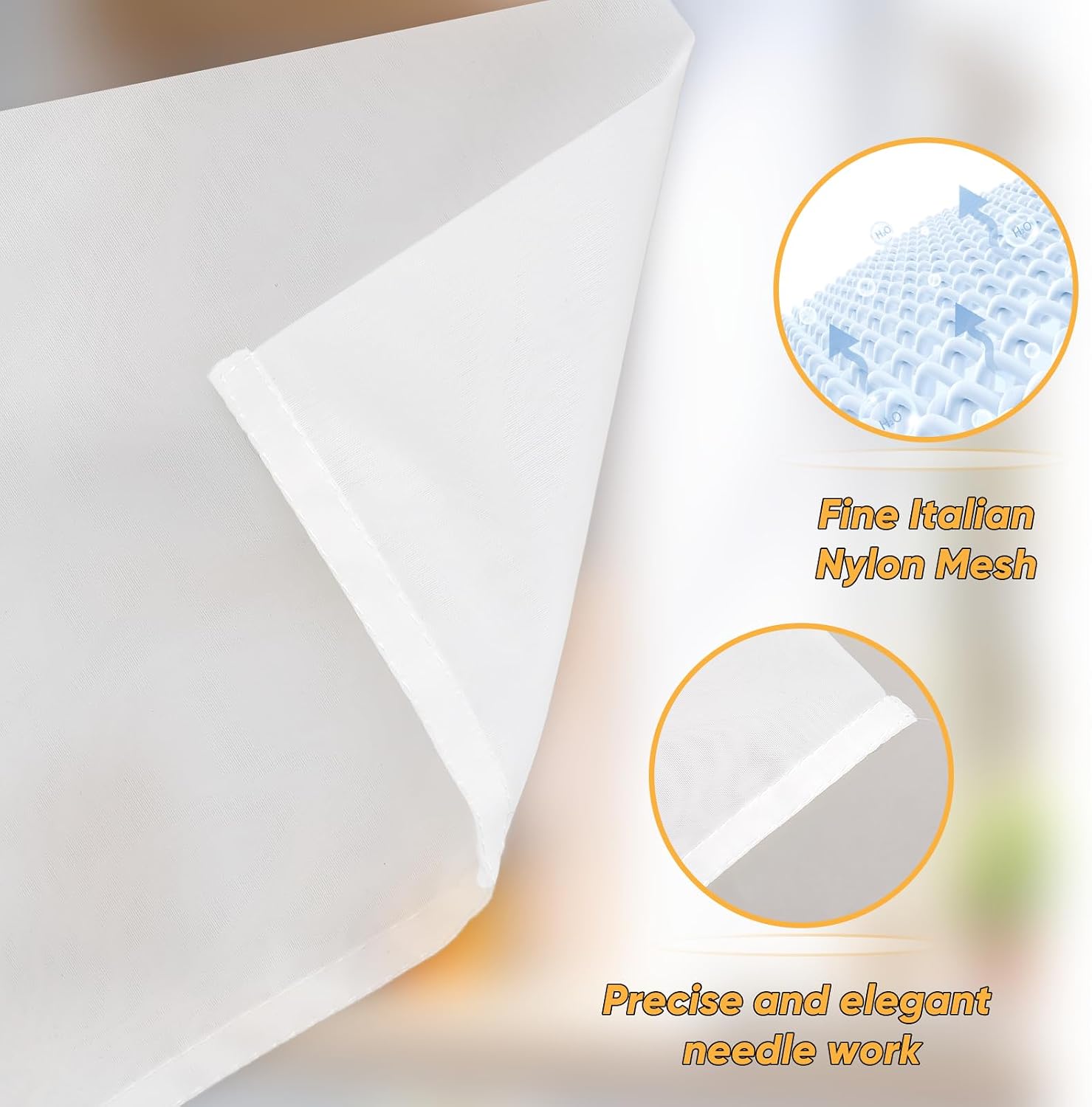 6Pack Nut Bag Strainer Cheesecloth Bags Cheese Cloth Bags, 12 x 8 Inch