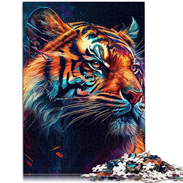 Foto 2 de 6 de El poderoso Tigre Puzzle de 1000 Piezas para Adultos Alivia el estrés Vacaciones en casa Matar el Tiempo…