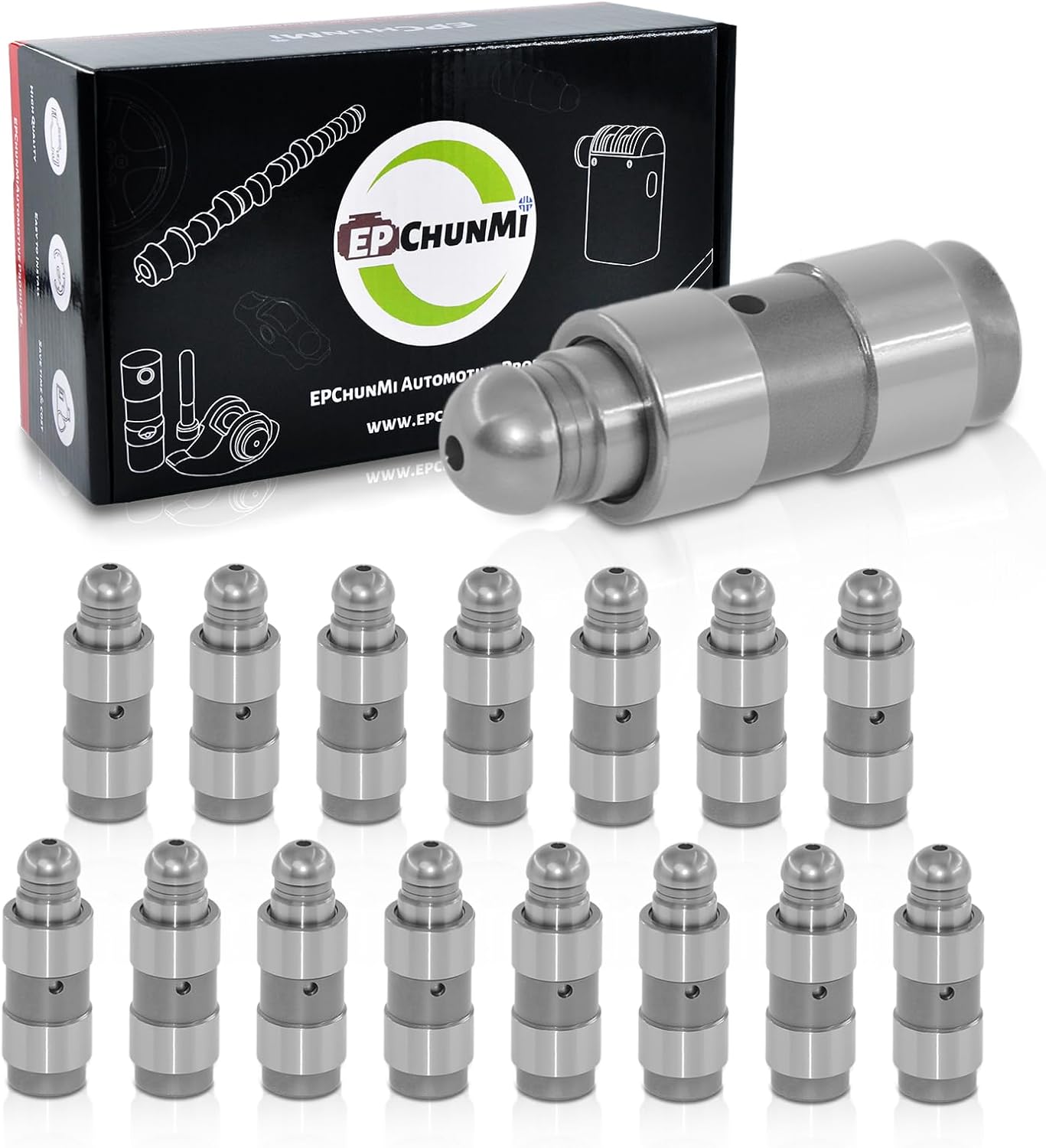 16PCS LFK16343 1.4L L4 Hydraulic Valve Lifter For Chevy Cruze Sonic Trax Volt 2011-2020 for Buick Encore 2013-2020 for Cadillac ELR 2014-2016 Replaces LIF343