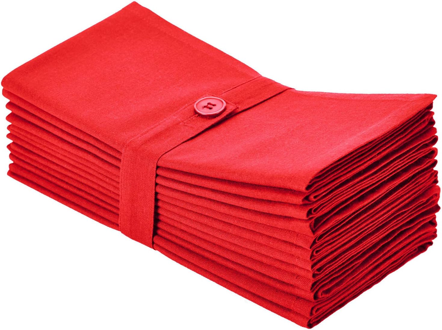 Cotton Craft Napkins, 12 Pack Oversized Dinner Napkins