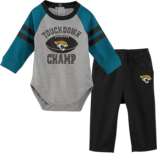 Outerstuff NFL Teams - Conjunto de overol y pantalón unisex de manga larga para bebé recién nacido (0.0 ft-29.5 ft)