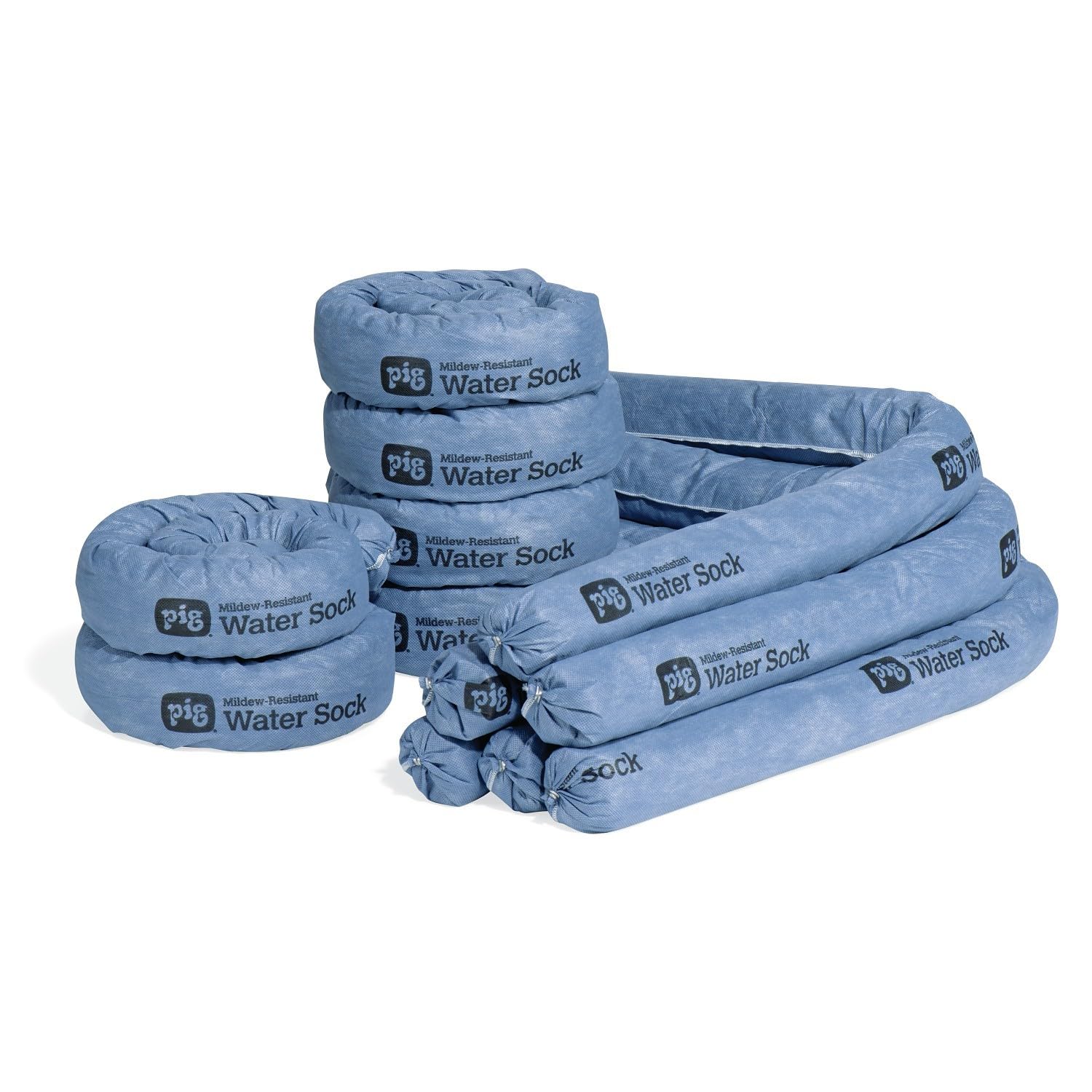 New Pig - Calcetines absorbentes resistentes al moho, 12-Pack, azul, 12