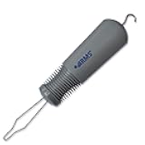 RMS Button Hook with Zipper Pull - Button Assist Device with Comfort & Wide Grip, Shirt & Coat Buttoning Aid Ideal for Limited Dexterity Caused by Arthritis (Grey)