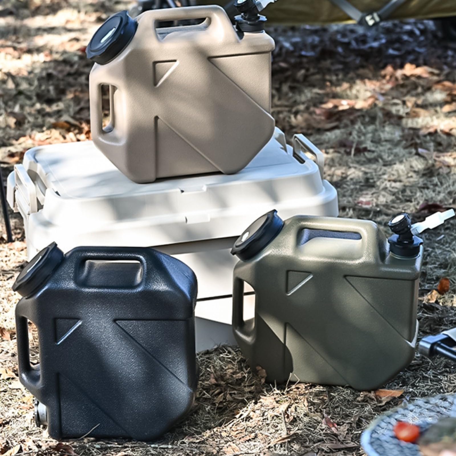 Sharplace Bidón Agua con Espiga Reutilizable | Dispensador Agua con Grifo, Ergonómico, para Acampada, Viajes por,