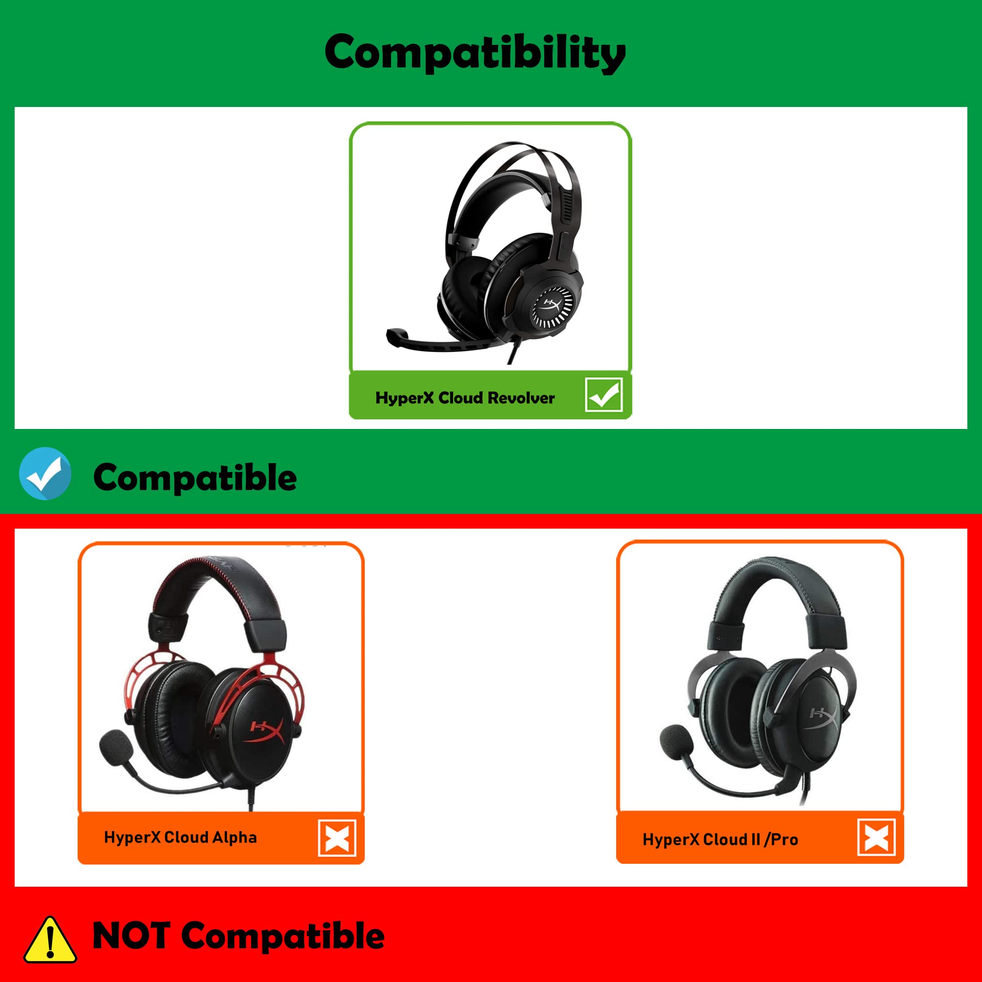 Ersatz Ohrpolster Für Kingston HyperX Cloud Revolver / Revolver S Headset