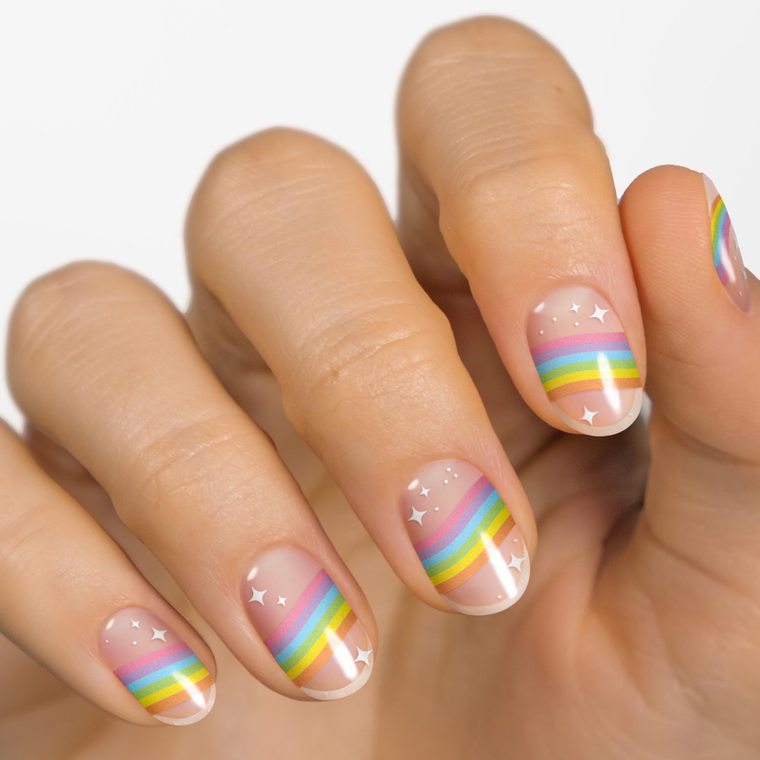 MOYOU LONDON Semi Cured Gel Nail Strips, 20 Pcs. Waterproof Gel Nail Wraps, Cures in Sunlight or UV/LED Lamp - Image 2