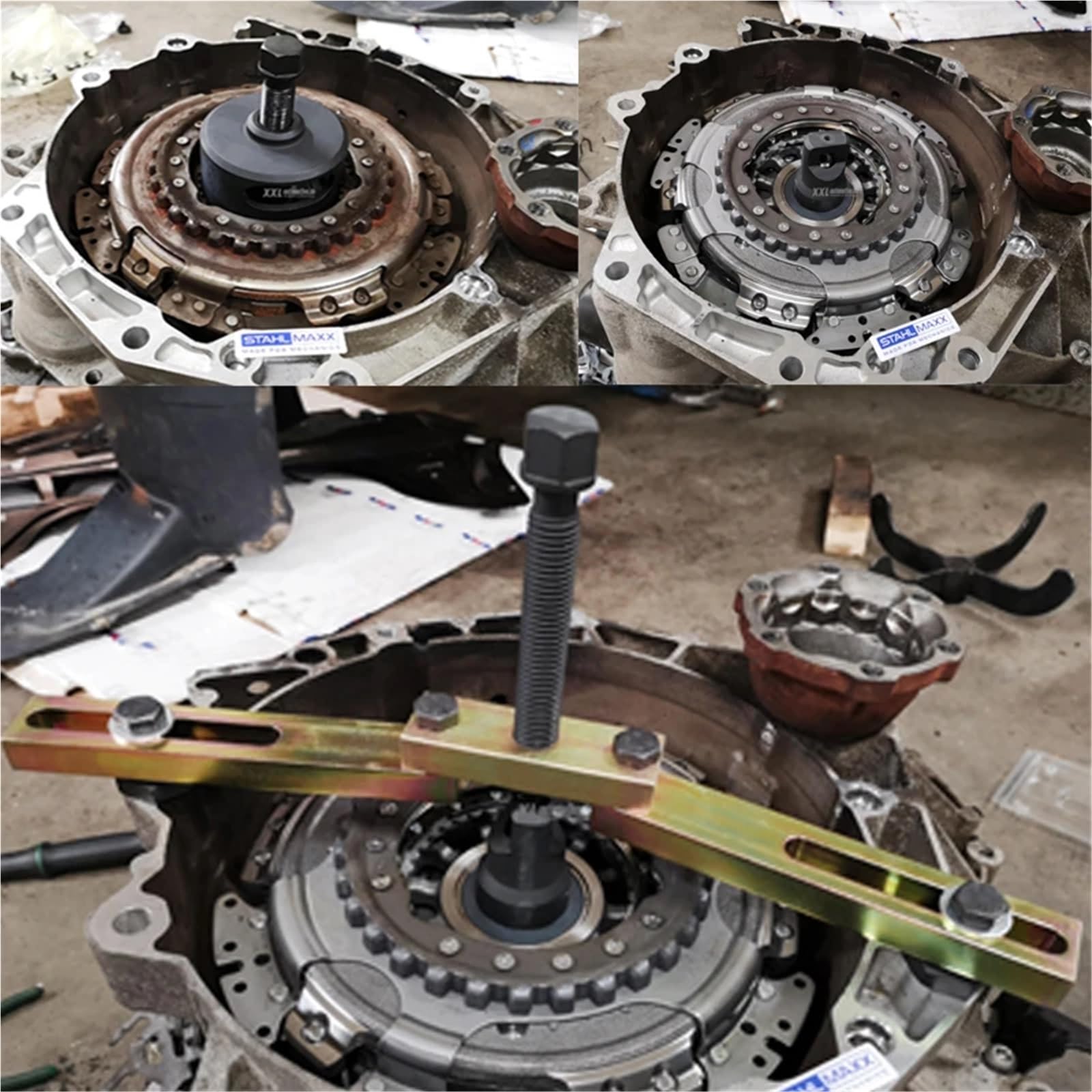 Kit centraggio Frizione Strumento Calibrazione Frizione Auto Dispositivo Rimozione Installazione Doppia Trasmissione 7 velocità 0AM DQ200 Set Sostituzione Cuscinetto Mano Corpo