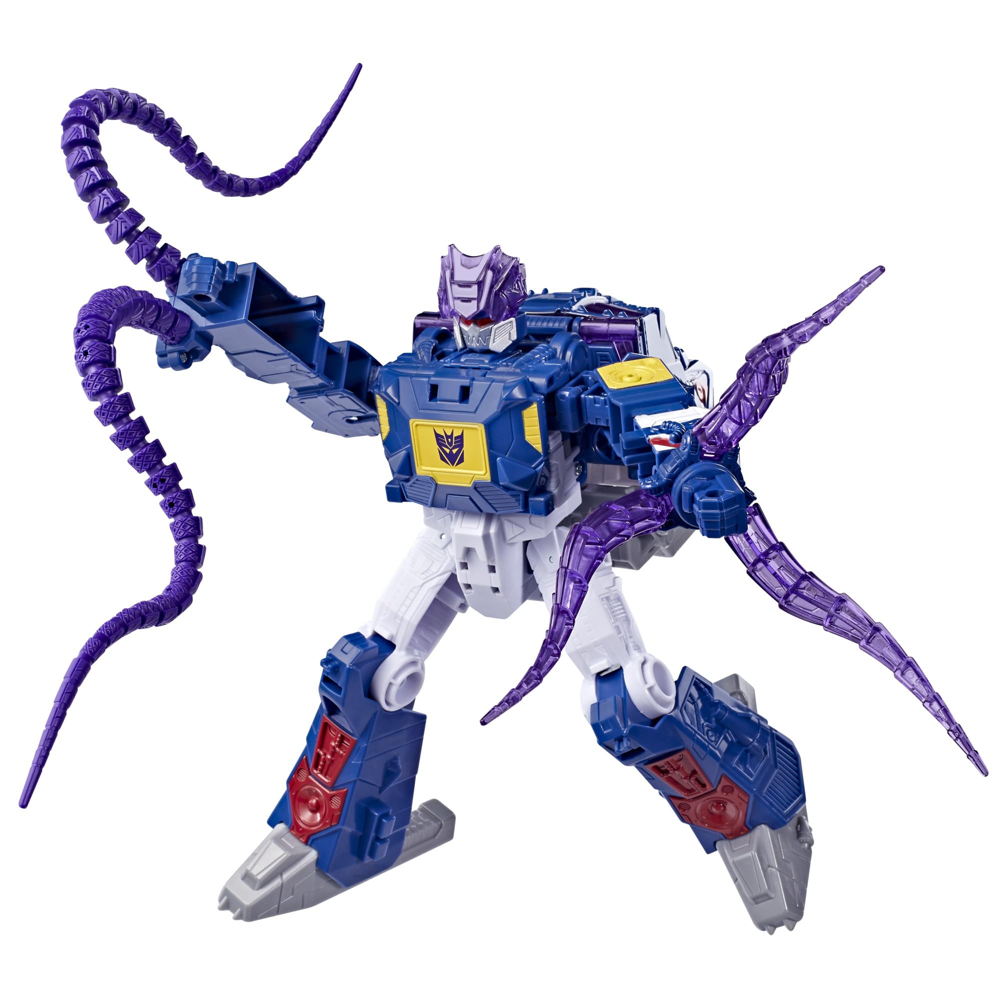 Transformers CYBERWORLD Soundwave Deep Sea Explorer, Energon Surge | Action-Figur (22,5 cm) mit schneller Verwandlung in den U-Boot-Modus | Roboterspielzeuge für Kinder ab 6 Jahren