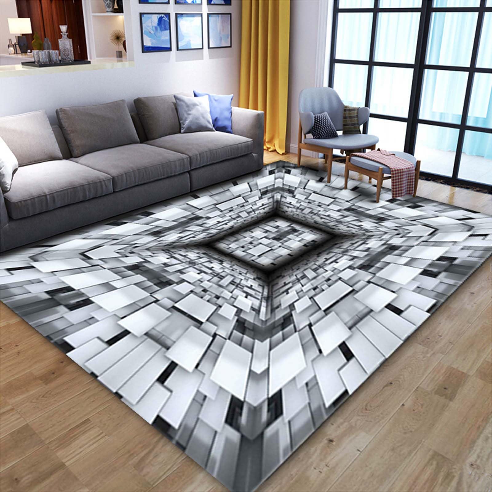 Chair Mat For Carpeted Floor Office Chair Mat Gaming Chair Mat Multi-Purpose Carpet Protector Desk Chair For Carpeted And Hardwood Floor Protects Floors Floor Mat Rug,H,120 * 180cm — image 1