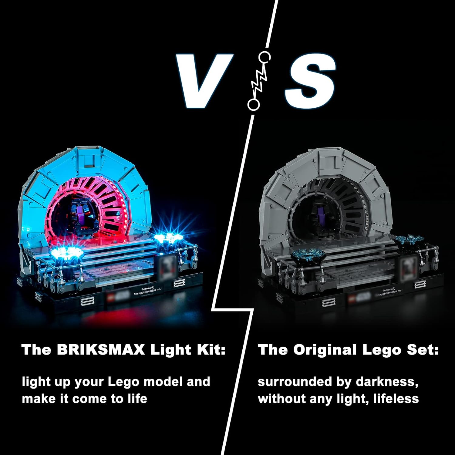 BRIKSMAX Led Lighting Kit for LEGO-75352 Emperor's Throne Room Diorama - Compatible with Lego Star Wars Building Blocks Model- Not Include Lego Set