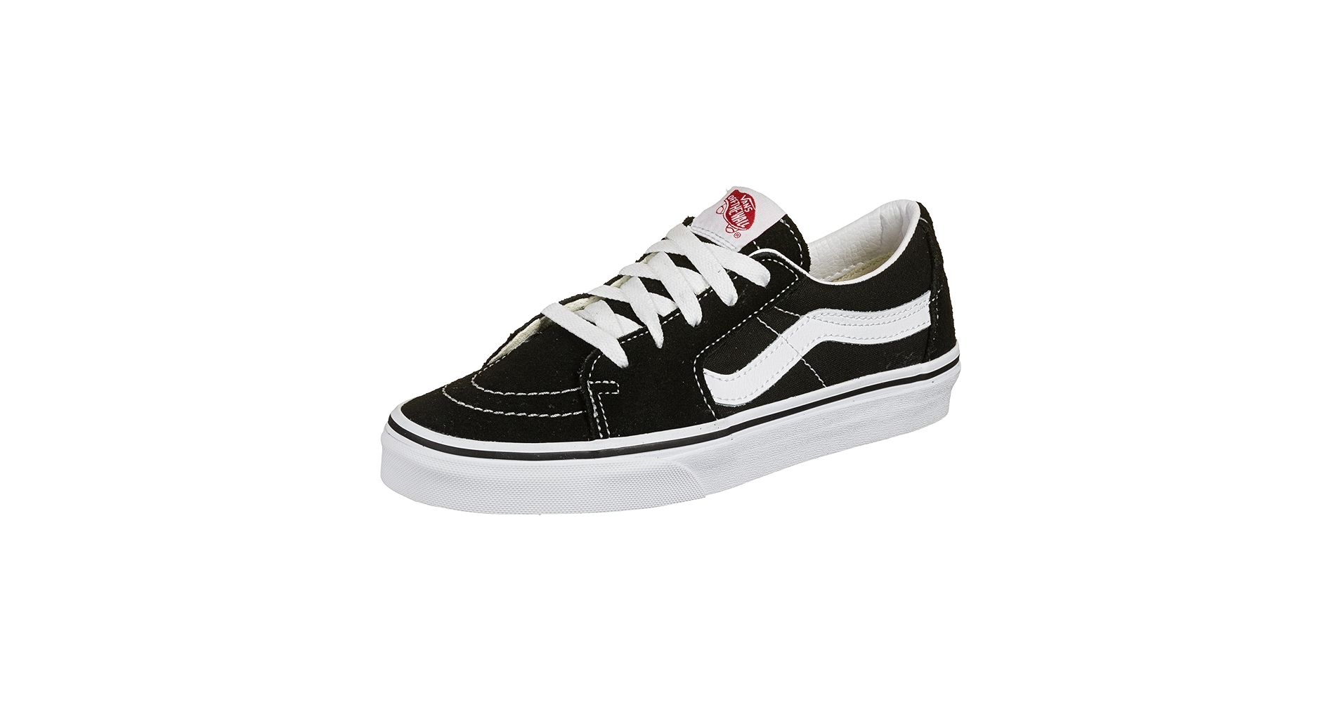 Amazon.com | Vans SK8-Low™ Black/True White Men's 7, Women's
