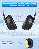 Vista 3 de Link Dream Almohadillas de Repuesto Beats Solo 3 Beats Solo 2 Almohadillas de Repuesto para Oído Cojines de Espuma Viscoelástica Fundas