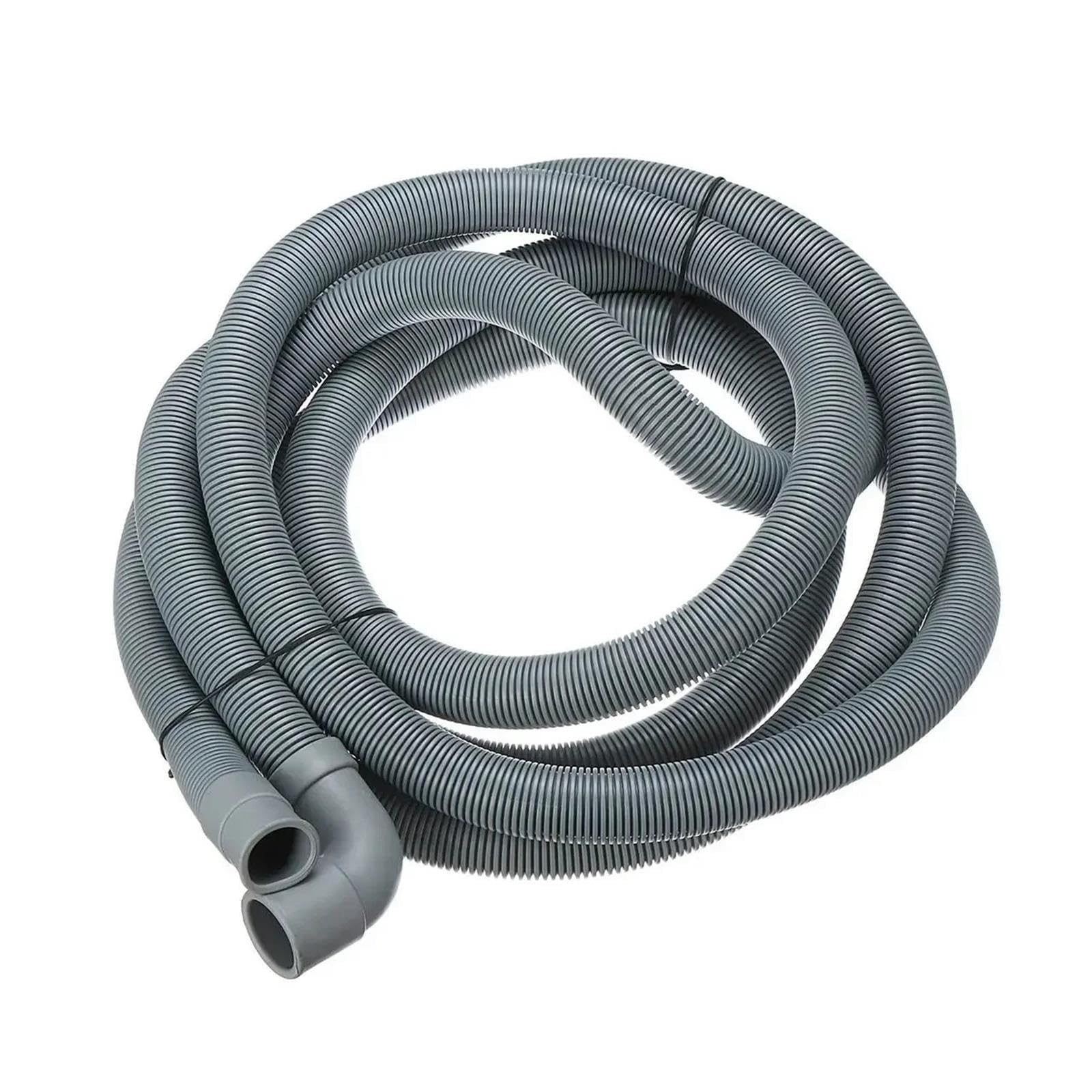 Tubo Di Scarico for Lavatrice E Lavastoviglie, Tubo Di Prolunga Flessibile Da 4 Metri, Tubo Di Uscita Dell'acqua Da 22 Mm Con Staffa