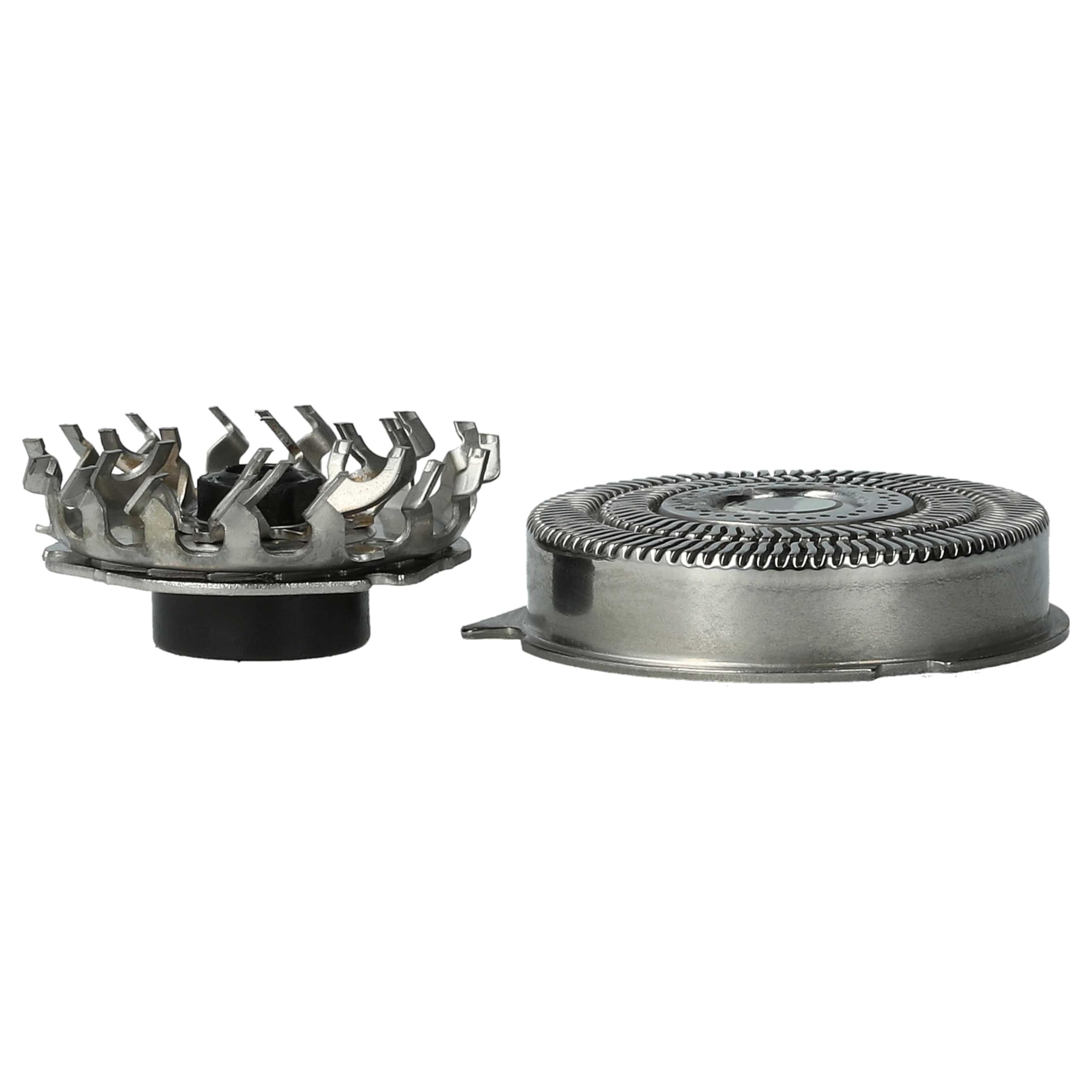 vhbw 3x cabezales reemplaza Philips HQ9 para máquina de afeitar, plata