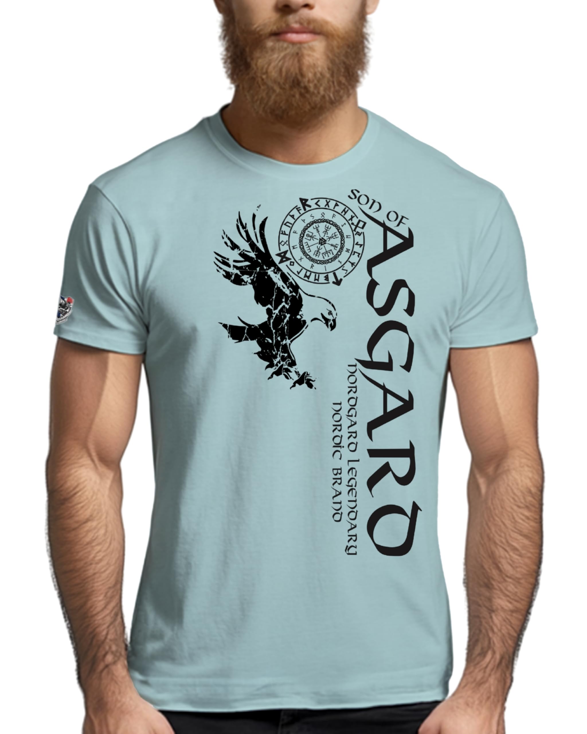 NORDGARD Viking T-Shirt Viking Sons I Herren Tshirt aus 100% Baumwolle I Wikinger Shirt I Nordische Mythologie I Ideal für Freizeit & Sport I Oeko-TEX Zertifiziert