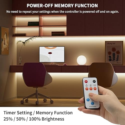 PAUTIX COB - Tira de luz LED de 32.8 pies/32.8 ft, 4800 LED, blanco natural 4000 K, CRI93+ súper brillante de alto lumen, luz de cinta LED flexible