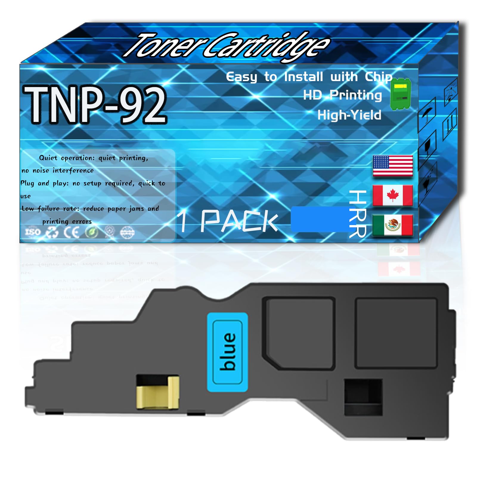 CEECN TNP-92 Toner Cartridge Compatible for Konica Minolta bizhub C3120i Printers, High Production Replacement (Cyan)