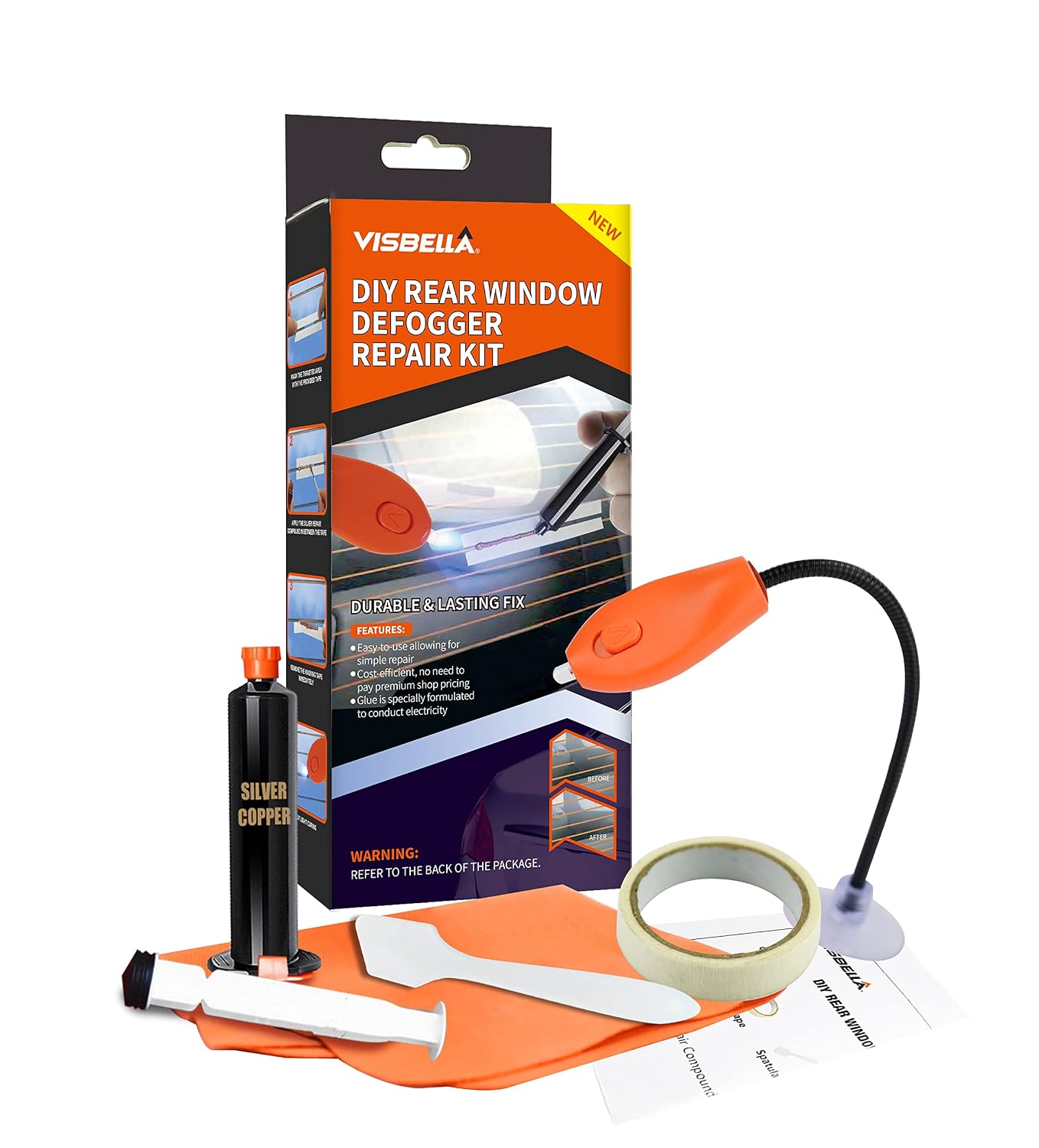 Visbella Rear Window Defogger Repair Kit Amazon.in Car & Motorbike
