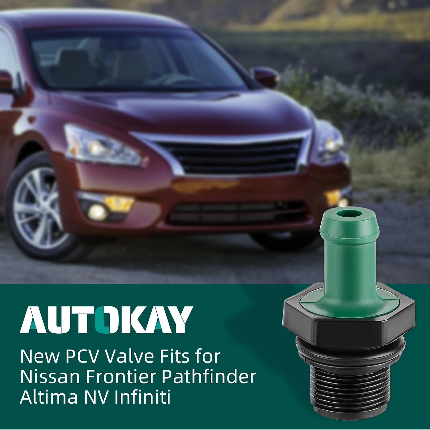 AUTOKAY New PCV Valve Fits for Nissan Frontier Pathfinder Altima NV Infiniti 11810-6N202