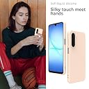 YATWIN Silicone Case for Samsung Galaxy A17 4g/5g, Soft-Touch, Shockproof, DustProof, Antiskid Phone Cover for Samsung Galaxy A17 4g/5g - Light Pink gallery image