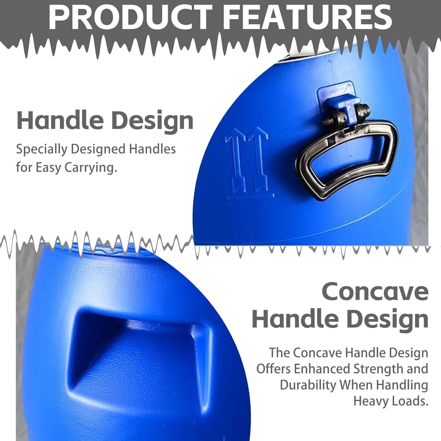 Fût en Plastique Bleu avec Couvercle - Réservoir Hermétique De Stockage Et De Transport Deau, Idéal pour La Collecte Deau De Pluie, Conteneur Durable Et Polyvalent