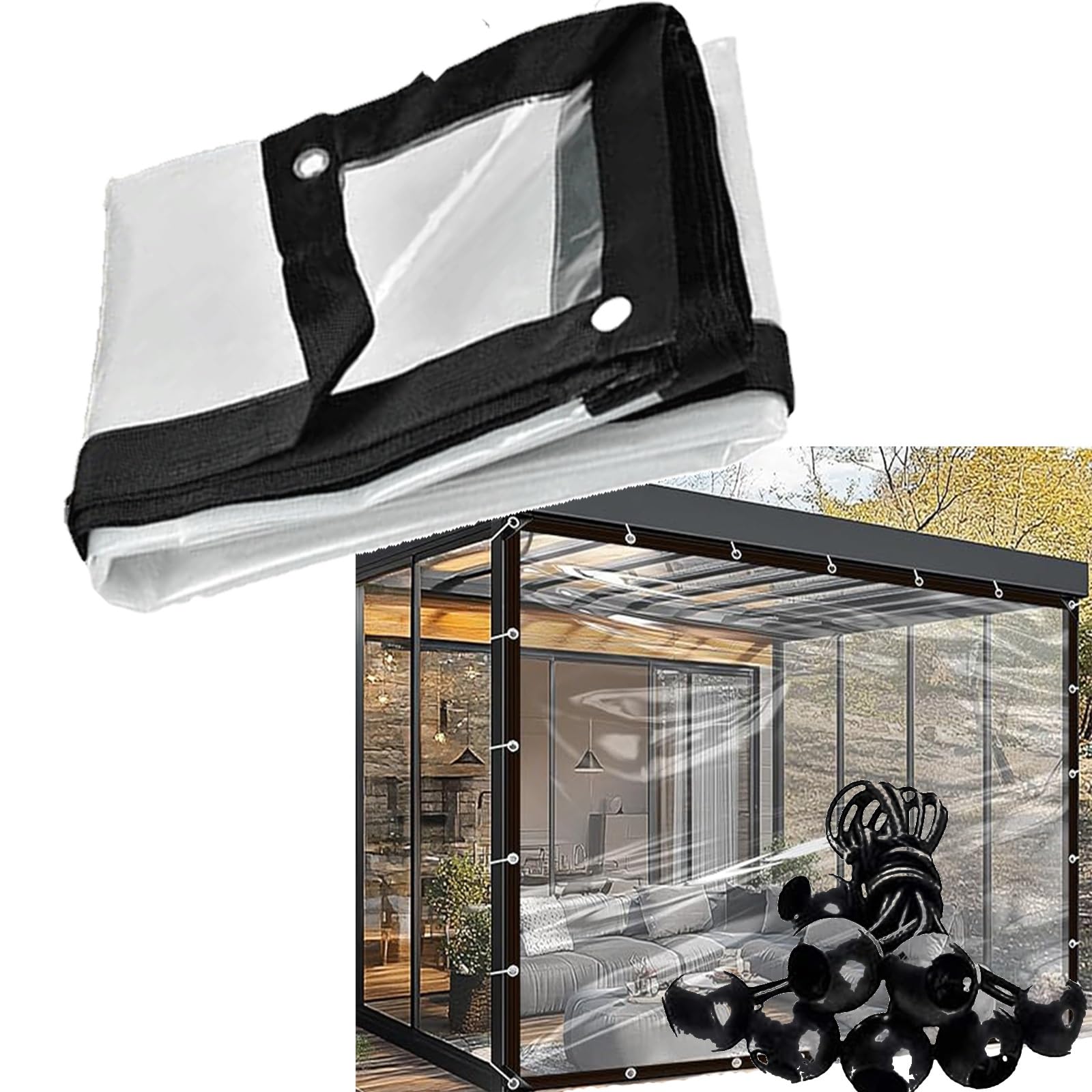 Amazon.com: 4x5 FT,Clear Tarp - Heavy Duty Waterproof Plastic