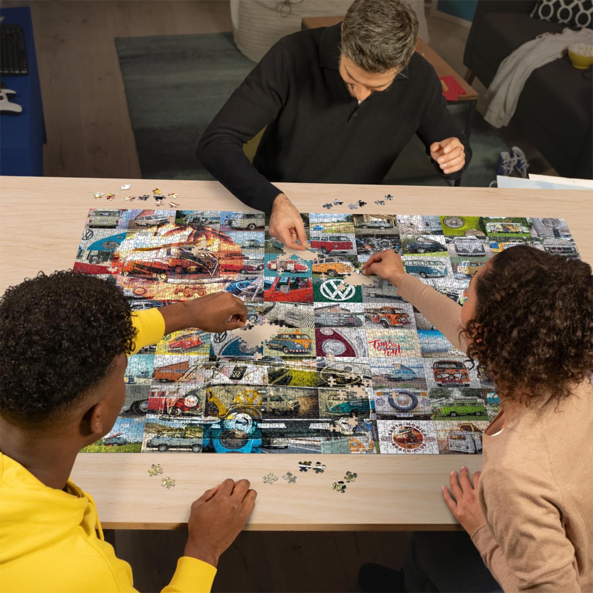 Ravensburger - Puzzle Adulte - Puzzle 3000 pièces - 99 VW Combi Moments - Adultes et Enfants à partir de 14 Ans - Puzzle de qualité supérieure fabriqué en Europe - 16018