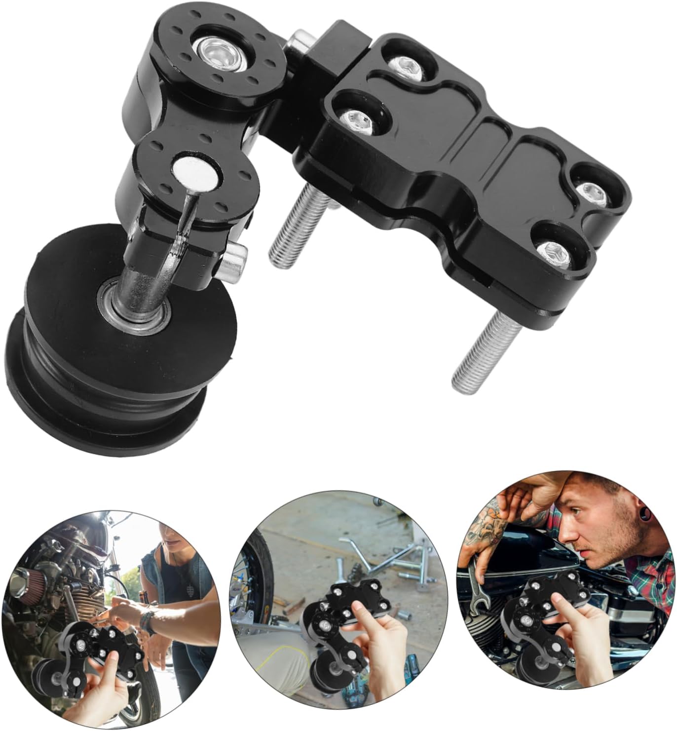 Motorcycle Parts Cnc Chain Tensioner Aluminum Alloy Chain Adjuster Guide Roller