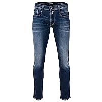 Replay Anbass Hyperflex Dust Jeans, 007 Blu Scuro