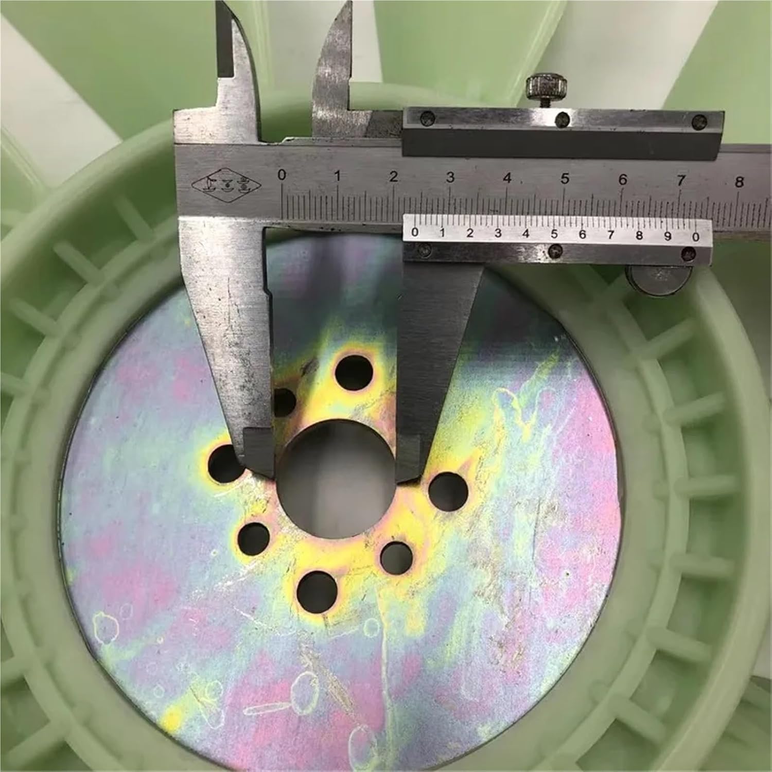 Excavator Accessories CAT303CR 304 305 Fan Blade Engine S4L Fan Heater Fan Blade 7 Blade 10 Blade(7 Blades)