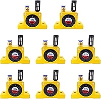 Vista 1 de (8-Pcs) GT8 G 1/8" Pneumatic Control Turbine Vibrator Pneumatic Tools Noiseless Pneumatic Fittings Pneumatic Oscillator with Free Muffler
