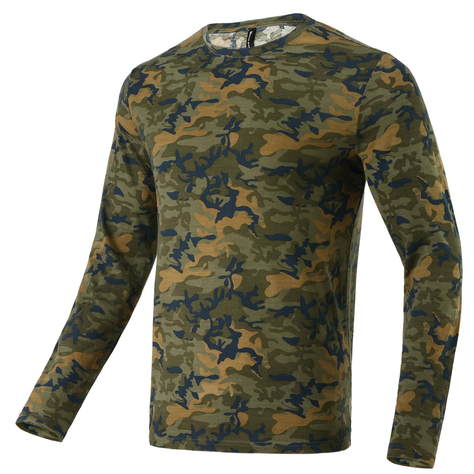 Merino Protect 100% Intimo Lana Merinos Uomo Morbide Canottiera Resistenza agli Odori Maglia Termica per Caccia E Escursionismo