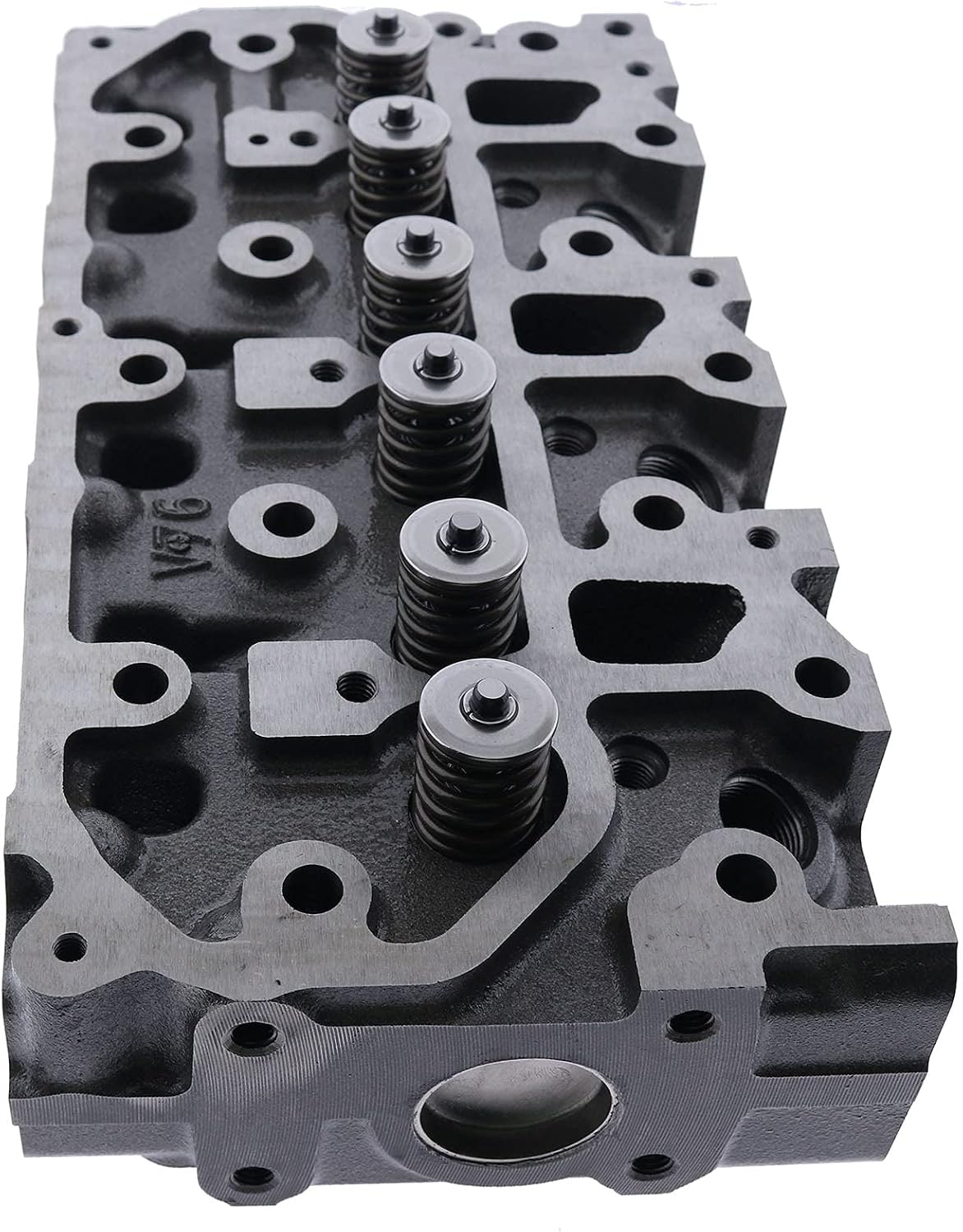 FridayParts Complete Cylinder Head 3D76E 3TNV76 Compatible for Yanmar Engine Komatsu PC22MR-3 PC26MR-3 Replacement