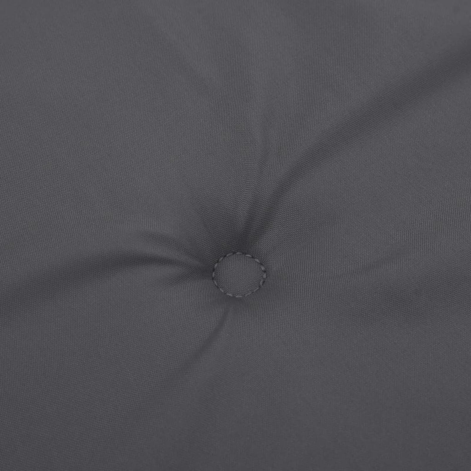 Cuscino per Lettino Prendisole Elegante Resistente Arredi Tessili Esterni Sdraio Decorativo Antracite (75+105) x50x3 cm in Tessuto Poliestere