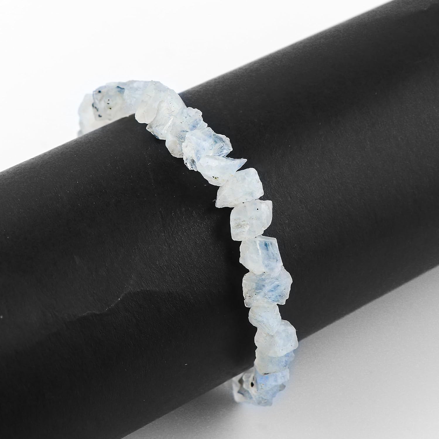 Genuine Raw Gemstone Bracelet, Handmade Bohemian Jewelry, Rough Stone Gold Plated Bracelet, Chakra & Healing Crystals, Christmas Gift for Her (Size.7+1inch)