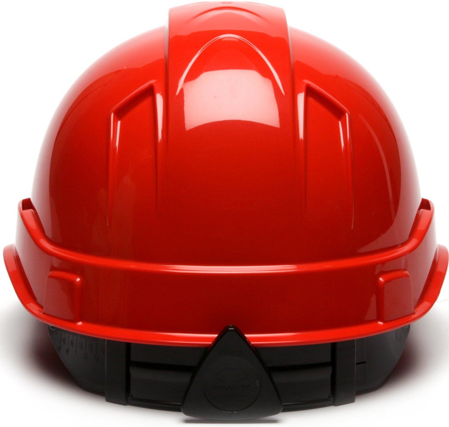 Pyramex Ridgeline Cap Style - Casco duro, suspensión de trinquete de 4 puntos, color rojo