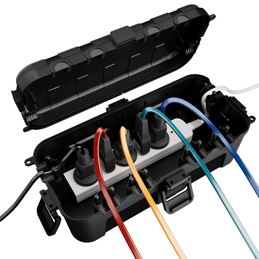 Amazon.co.jp: RESTMOコンセントボックス 中型 屋外 電源 電気