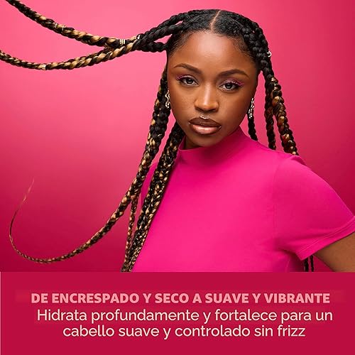 Miniatura 5 de SheaMoisture Acondicionador de hidratación intensiva de miel de manuka y aceite de mafura para cabello extra seco y dañado, sin parabenos, 24 onzas