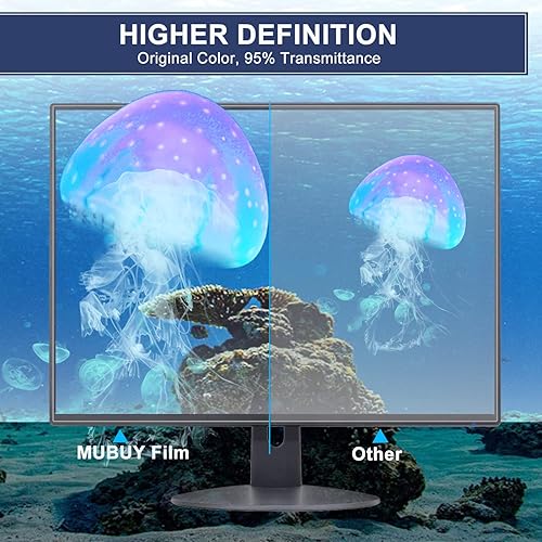 Miniatura 3 de MUBUY-GOL Paquete de 2 protectores de pantalla antirreflejos para iMac de 24 pulgadas (chip M4 M3 M1 2024-2023-2021), protector antihuellas (mate)