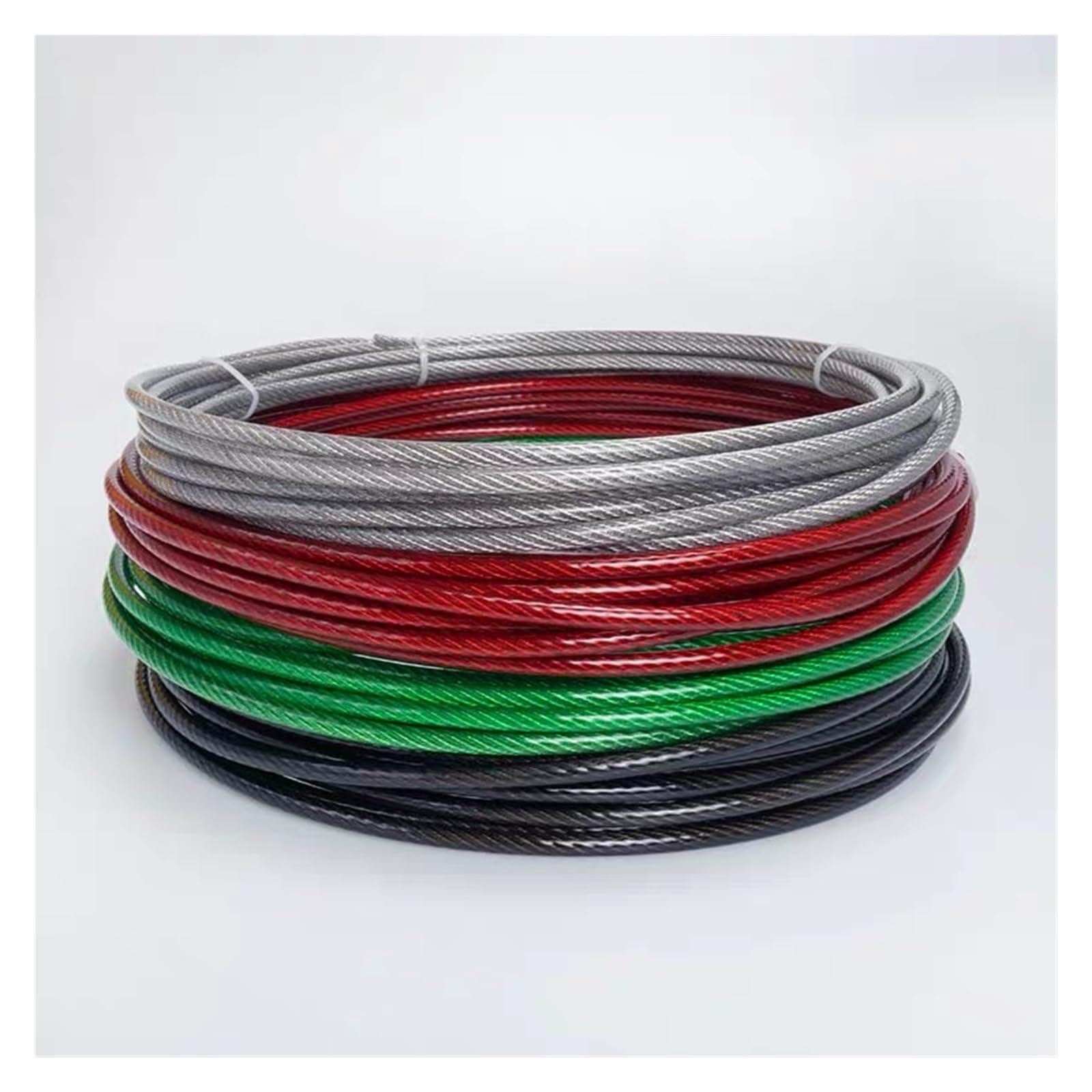 OZXJW Câble métallique en Acier Inoxydable 304, 5M, Couleur Vert