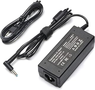 45W 19.5V 2.31A Laptop AC Adapter Charger for HP Stream 11 13 14 HP EliteBook Folio 1040 G1 G2 G3 HP Pavilion x360 15 TouchSmart Series Power Cord